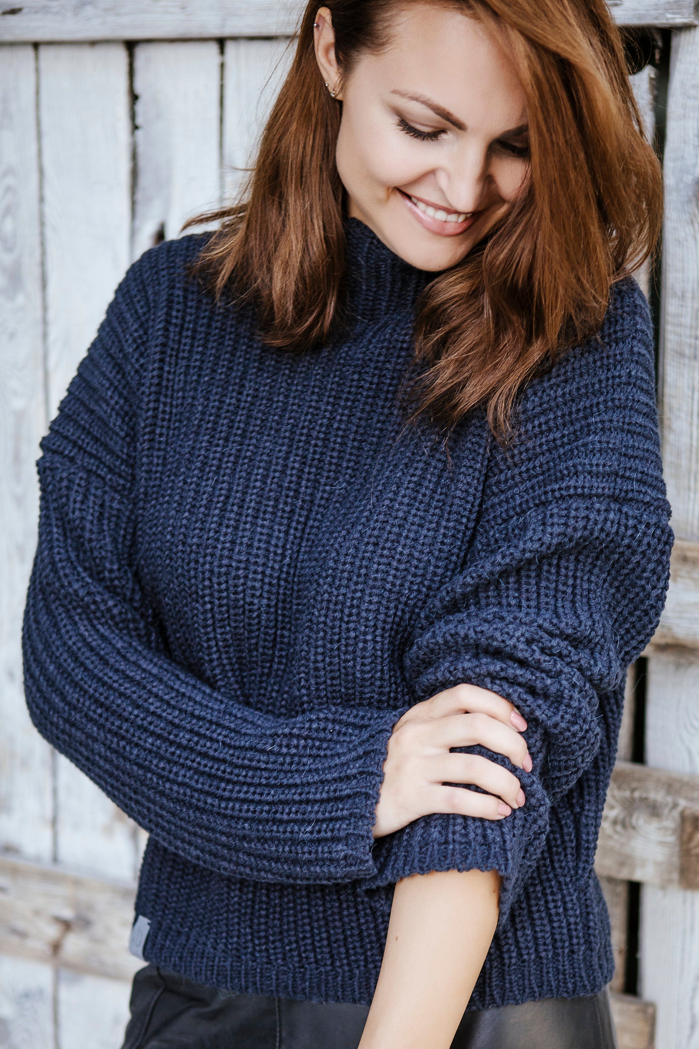 Megztinis "Vello D'oro" (Navy)