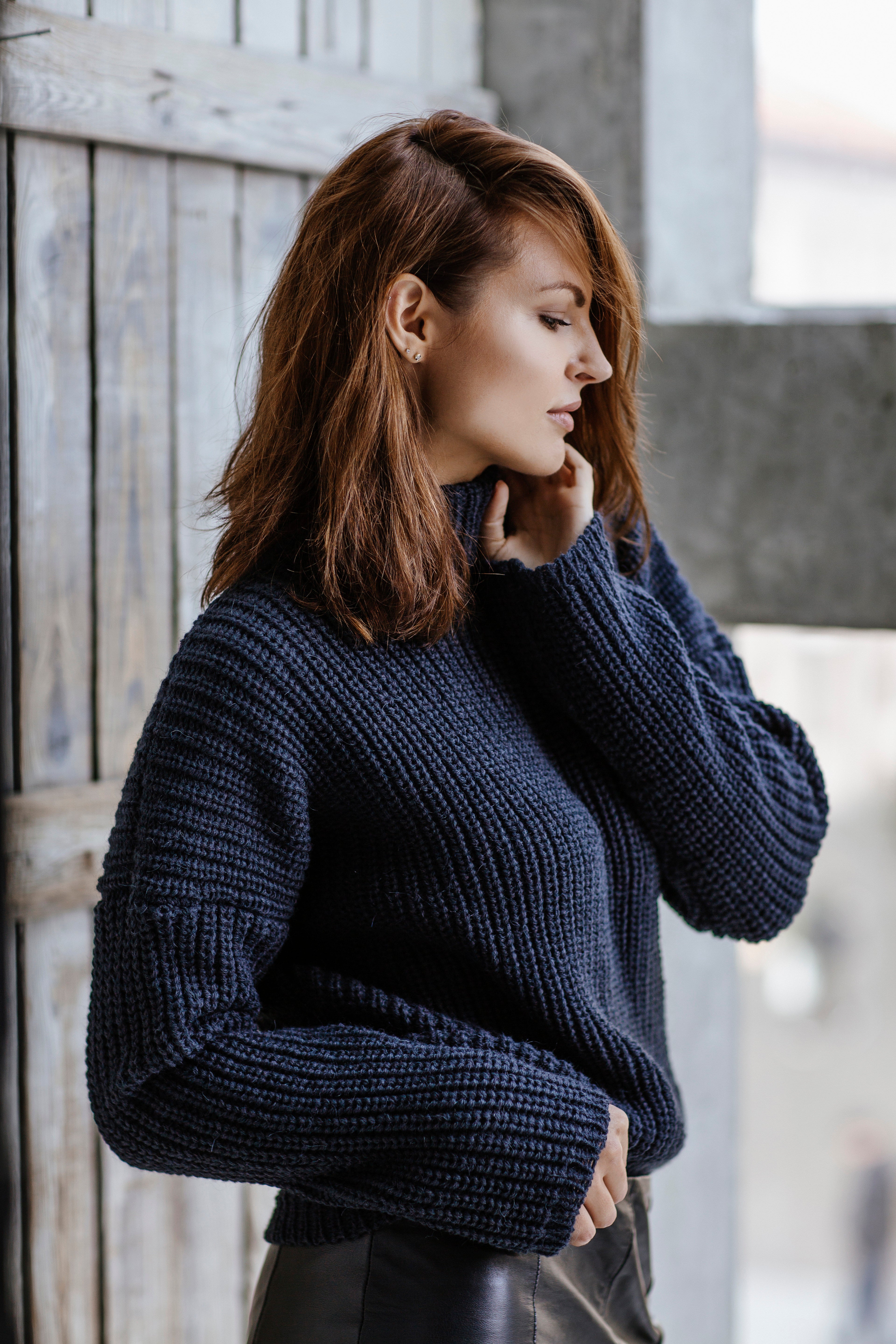 Megztinis "Vello D'oro" (Navy)