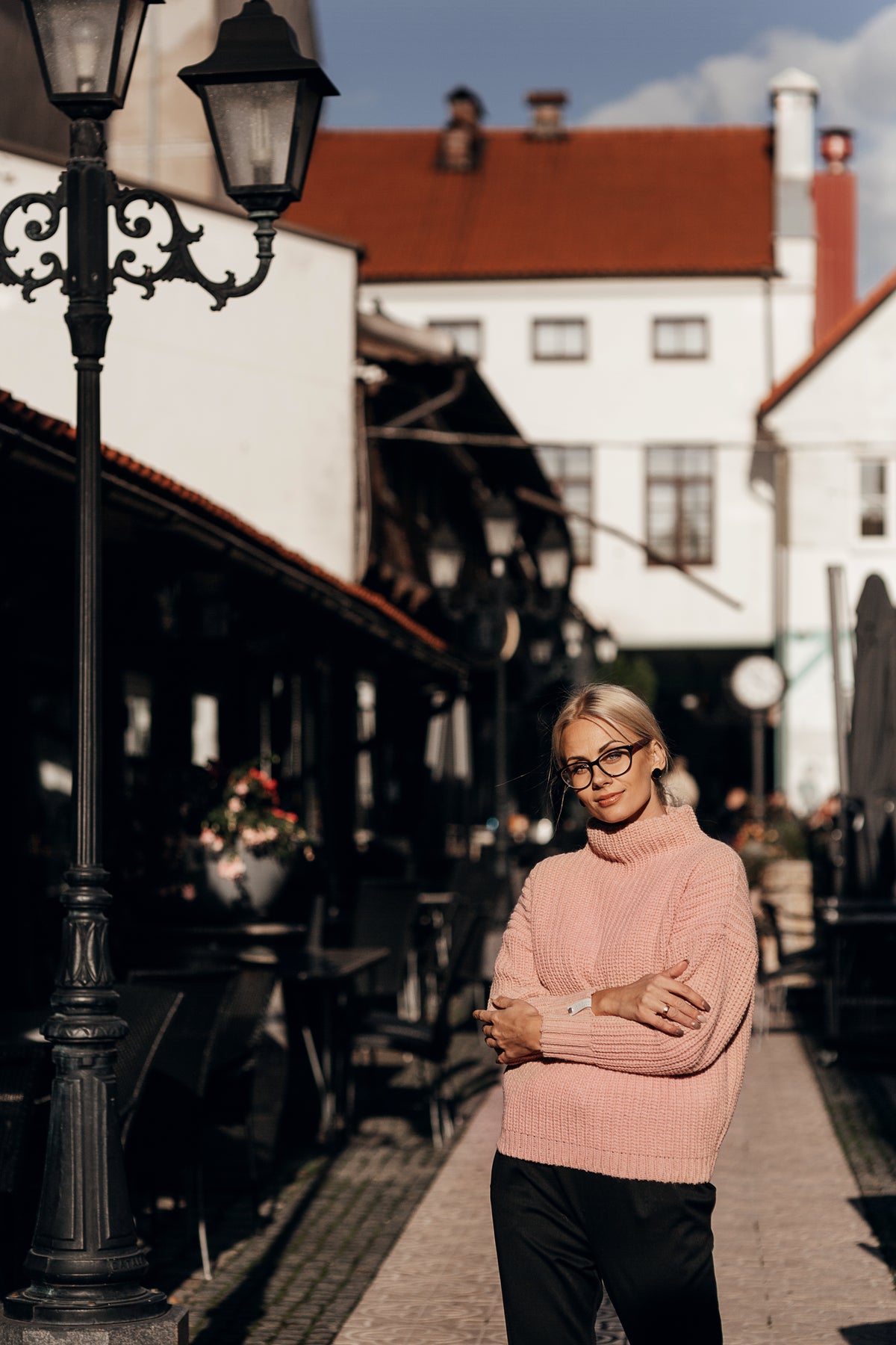 VELLO D’ORO alpakų vilnos megztinis (dusty pink)