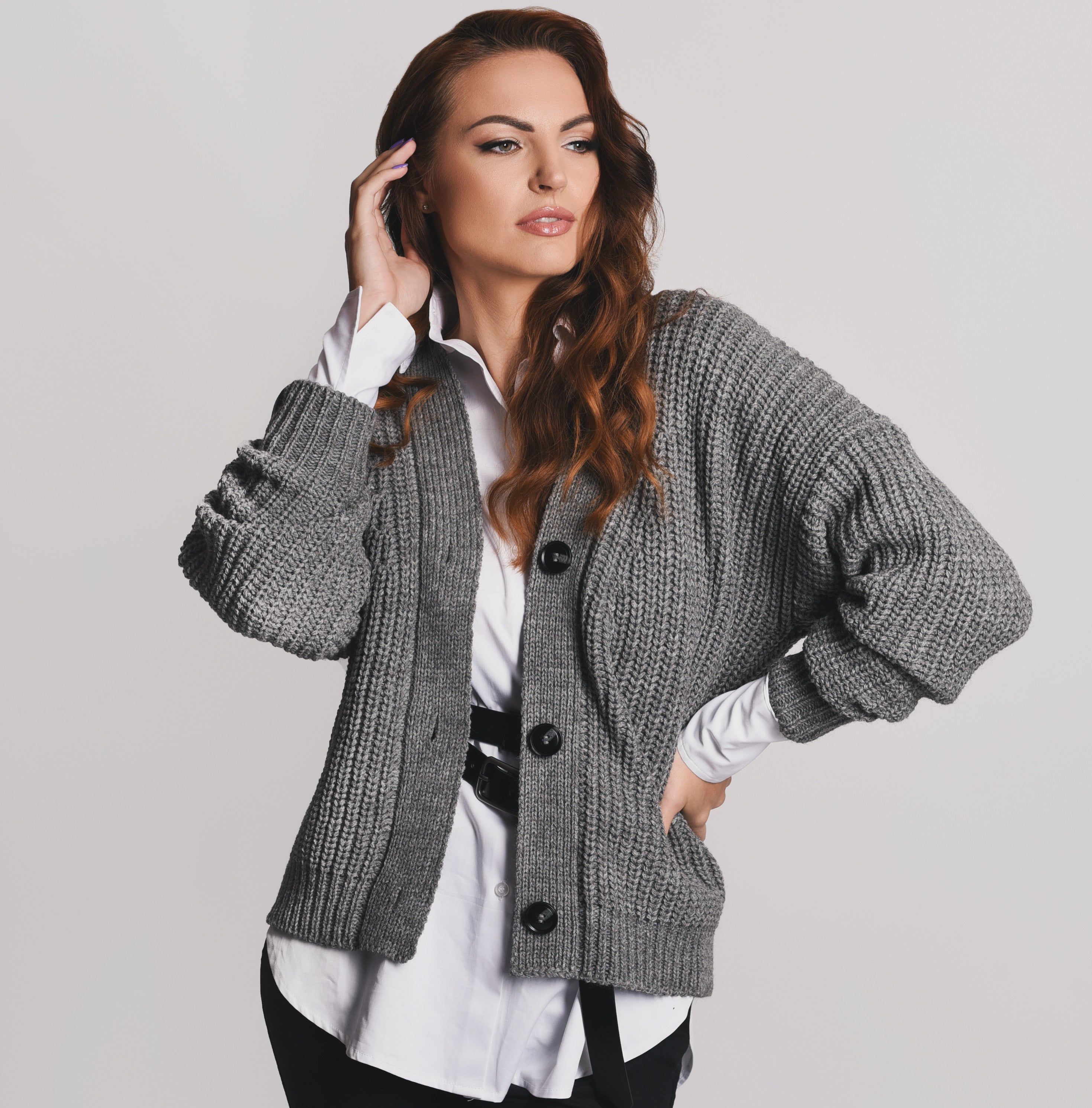 Kardiganas “Milana” (Grey)