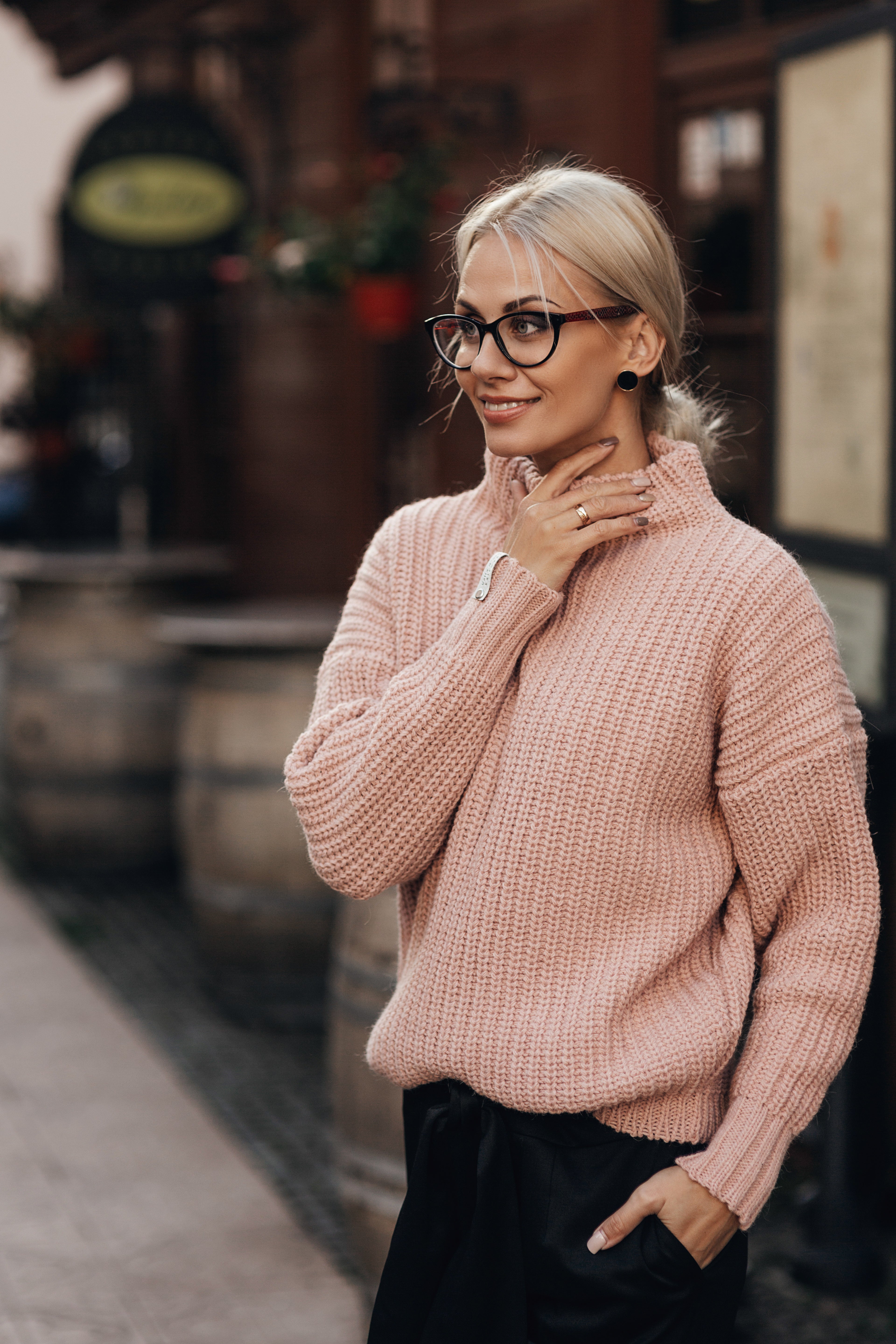 Megztinis "Vello D'oro" (Light Pink)